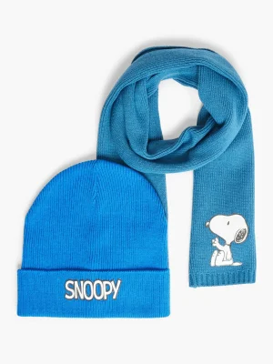 Online THE PEANUTS Cappello a maglia Blu Scuro