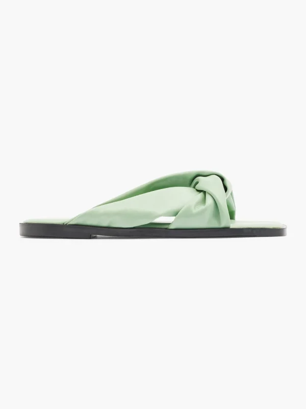 Best Sale Vero Moda Ciabatta aperta dietro Verde