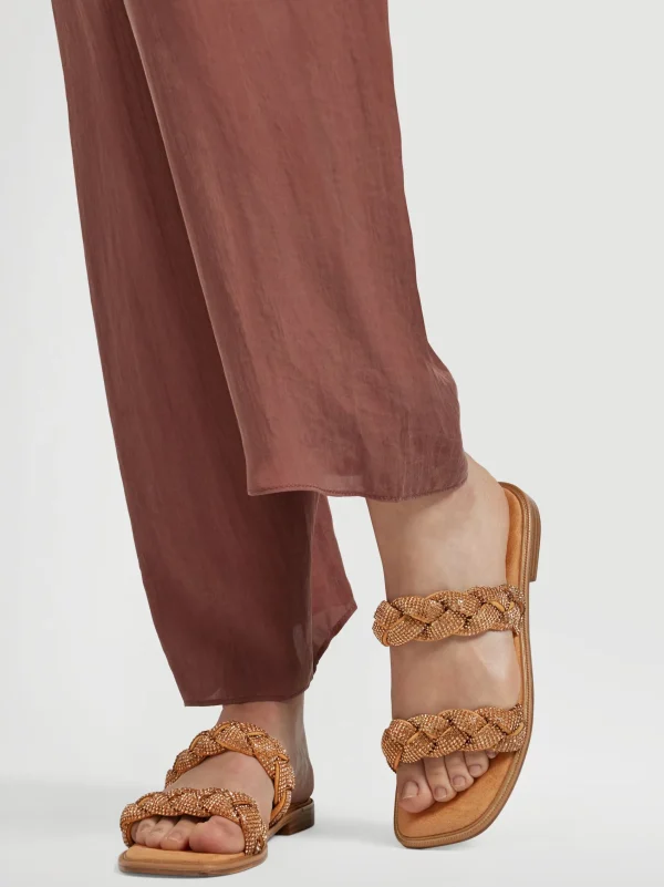 Hot Catwalk Ciabatta aperta dietro Oro