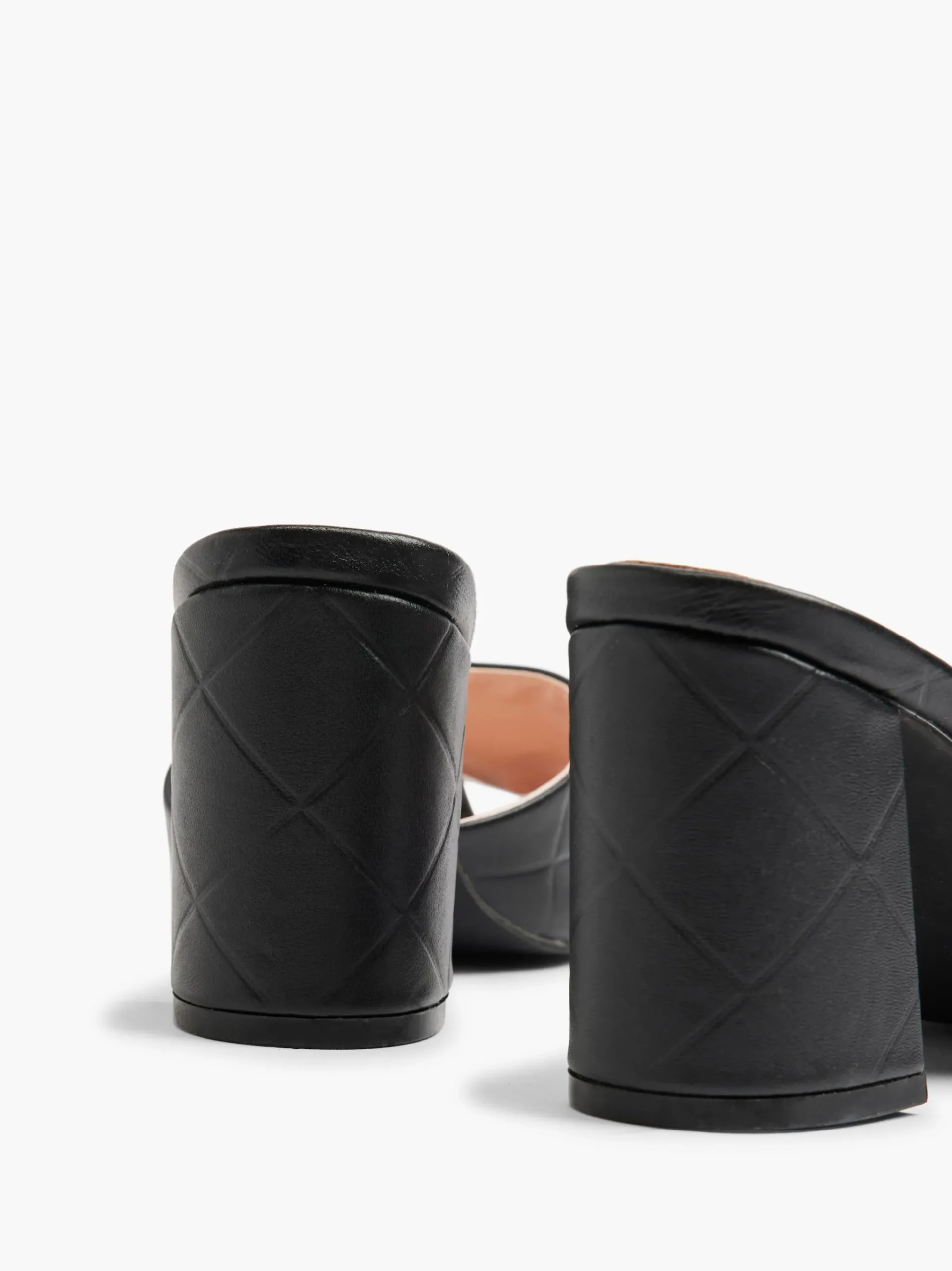 Fashion 5th Avenue Ciabatta aperta dietro Nero