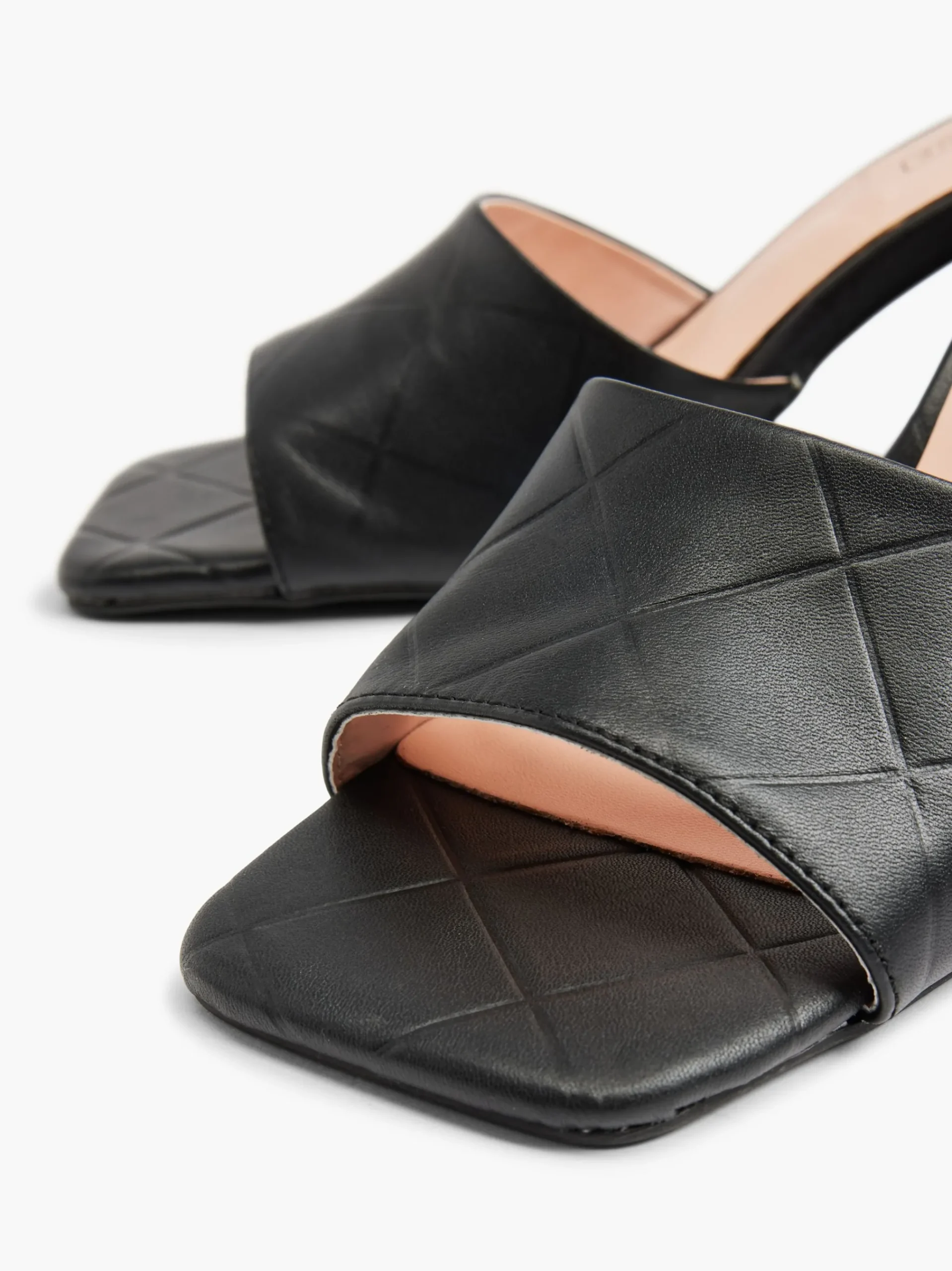 Fashion 5th Avenue Ciabatta aperta dietro Nero