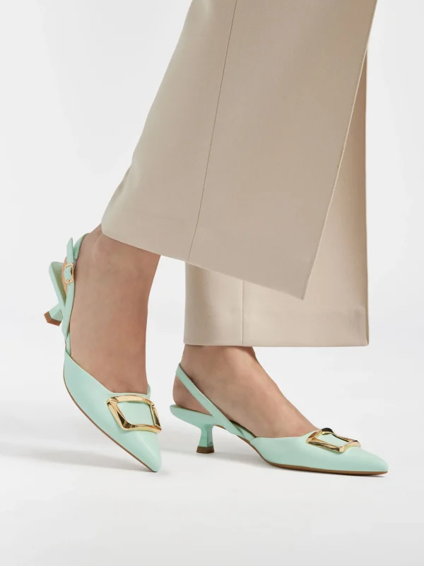 Online Graceland Décolleté con cinturino Menta