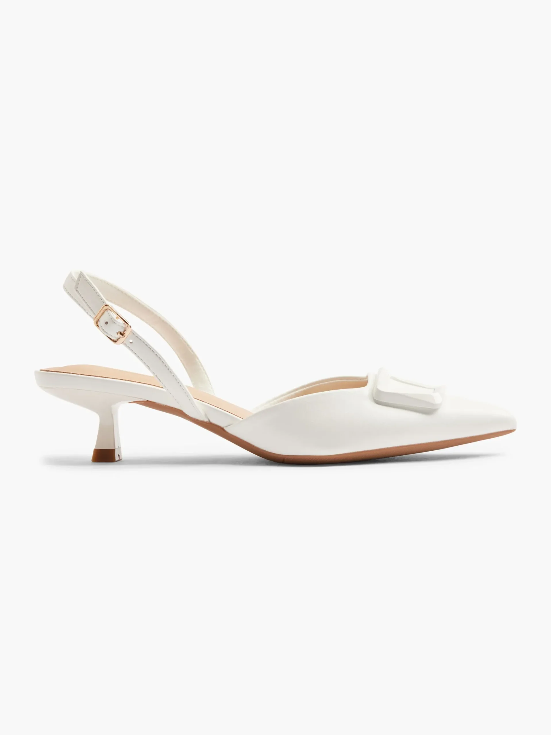 Sale Graceland Décolleté con cinturino Bianco