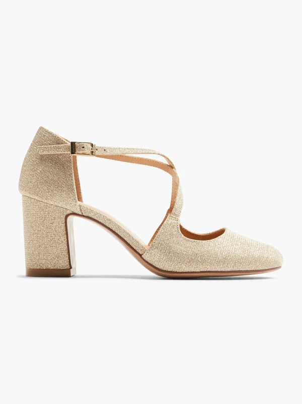 Outlet Graceland Décolleté con fibbia Oro