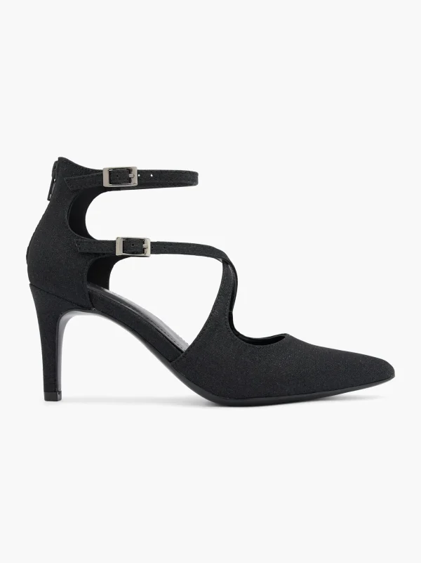 New Catwalk Décolleté con fibbia Nero