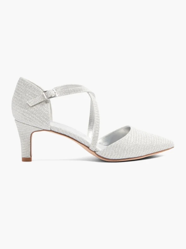 Discount Catwalk Décolleté con fibbia Argento