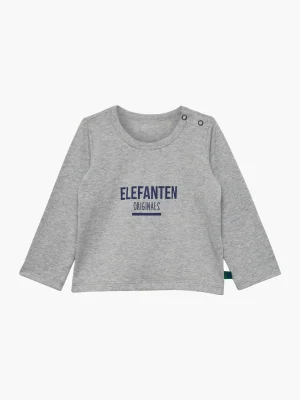 Outlet elefanten Maniche lunghe Grigio