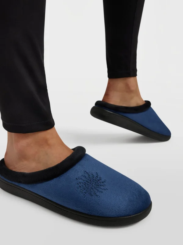 Cheap Casa mia Pantofola da casa Blu