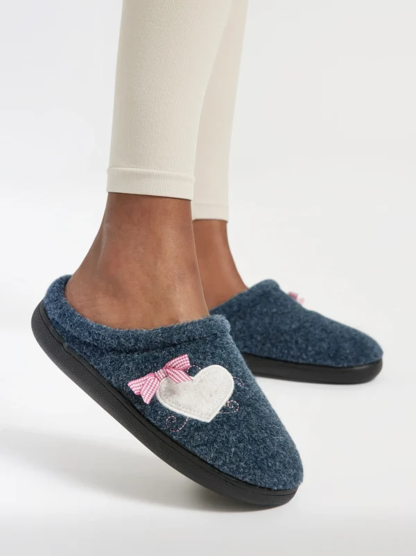 Cheap Casa mia Pantofola da casa Blu