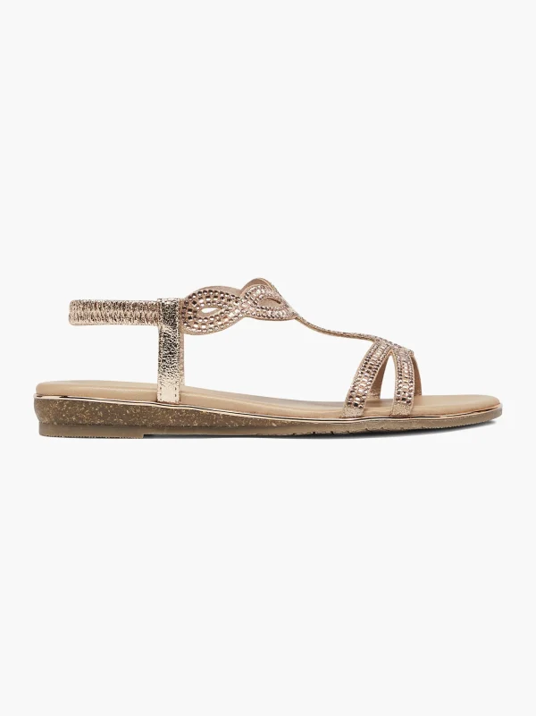 Cheap Graceland Sandalo Oro Rosa