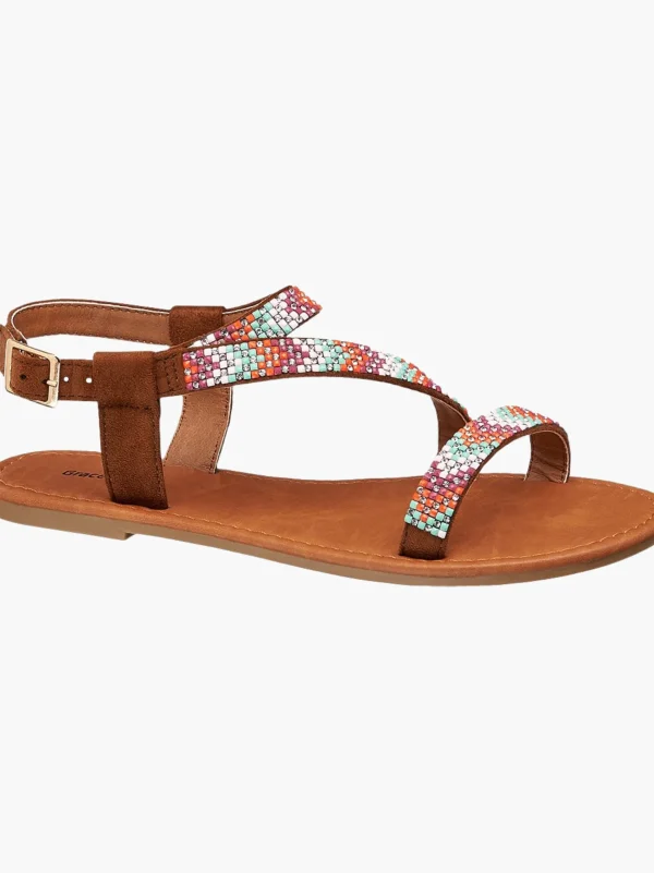 Fashion Graceland Sandalo Marrone