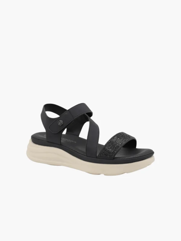 Sale LUMBERJACK Sandalo Nero