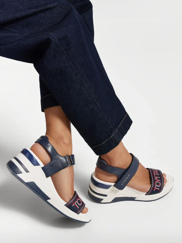 Best Sale TOM TAILOR Sandalo Blu Scuro