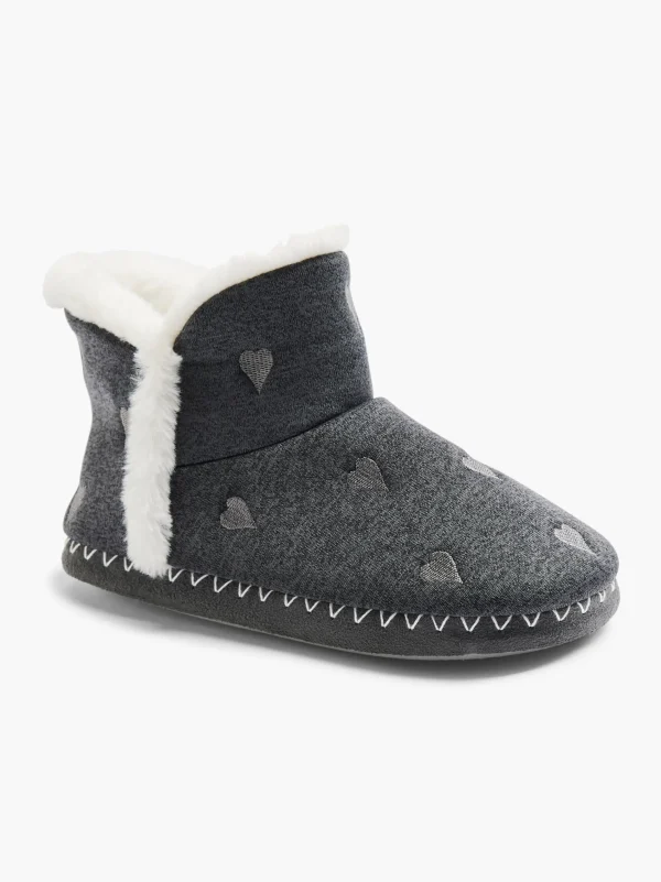 Cheap Casa mia Scarpa da casa imbottita Grigio