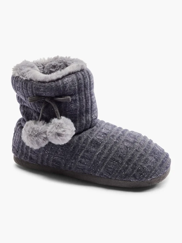 Discount Casa mia Scarpa da casa imbottita Blu