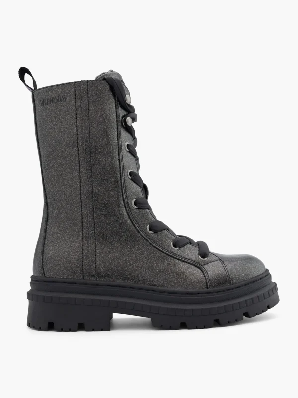 Shop Wednesday Stivale allacciato Nero