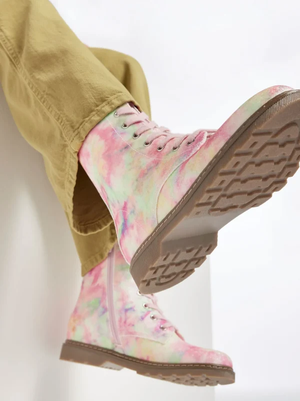 Shop Graceland Stivale allacciato Rosa