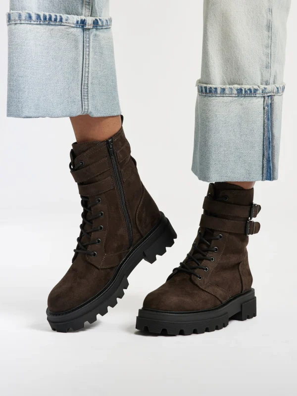 Cheap Catwalk Stivale allacciato Marrone