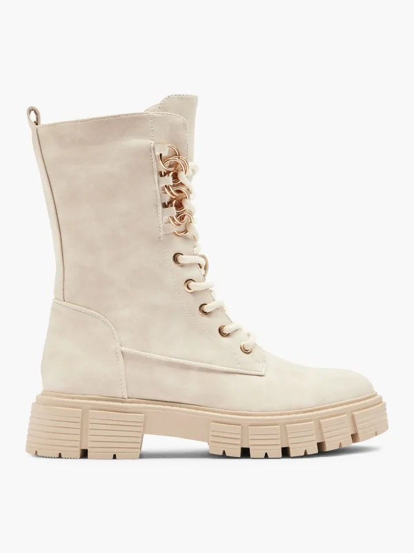 Cheap Claudia Ghizzani Stivale allacciato Beige