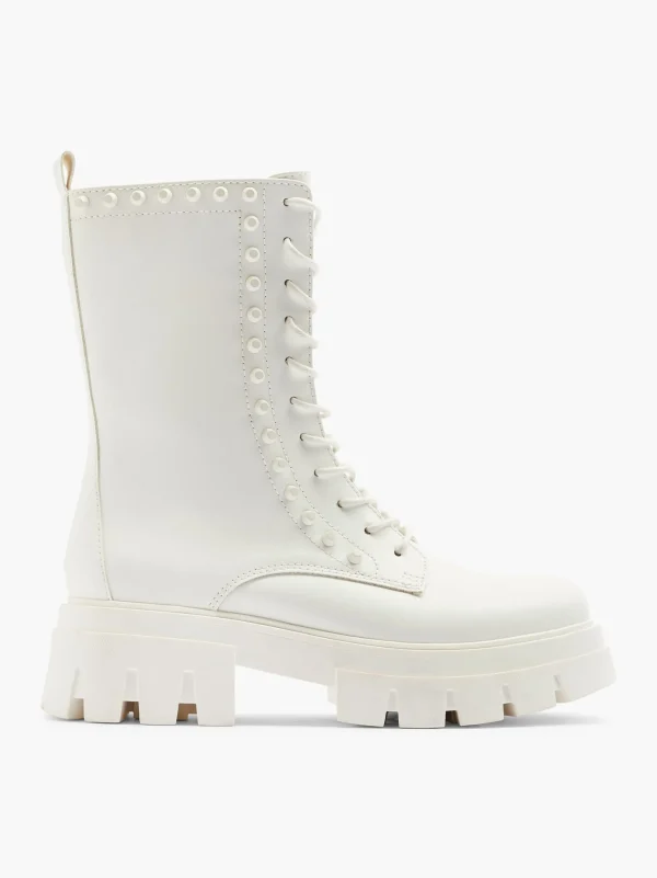 Outlet Catwalk Stivale allacciato Bianco