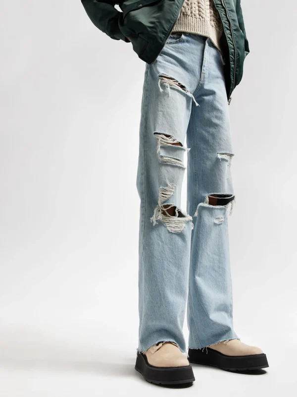 Cheap Catwalk Stivale allacciato Crema