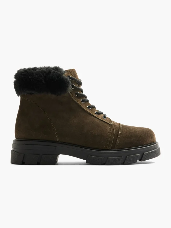 Hot 5th Avenue Stivale allacciato Cachi