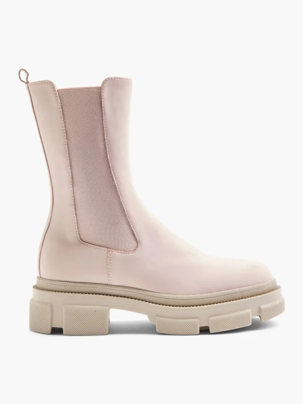 Cheap Catwalk Stivale Chelsea Beige