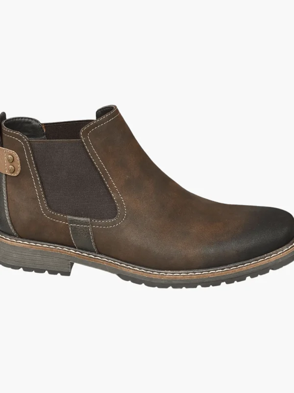 Best Memphis One Stivale Chelsea Marrone