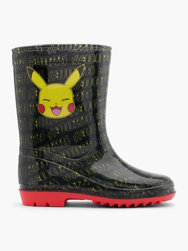 Best Sale Pokémon Stivale di gomma Nero