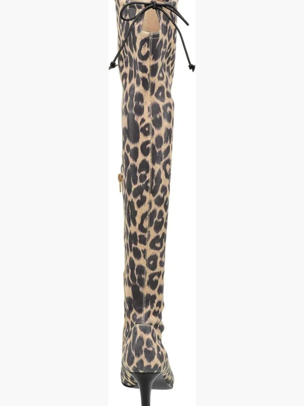 Shop Catwalk Stivale sopra il ginocchio Beige