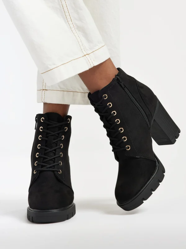 Clearance Graceland Stivaletto allacciato Nero